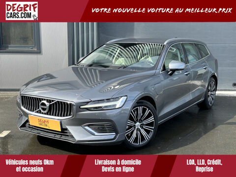 Volvo V60 T8 Twin Engine 303 ch + 87 ch Geartronic 8 Inscription 2020 occasion Saint-Gilles 35590