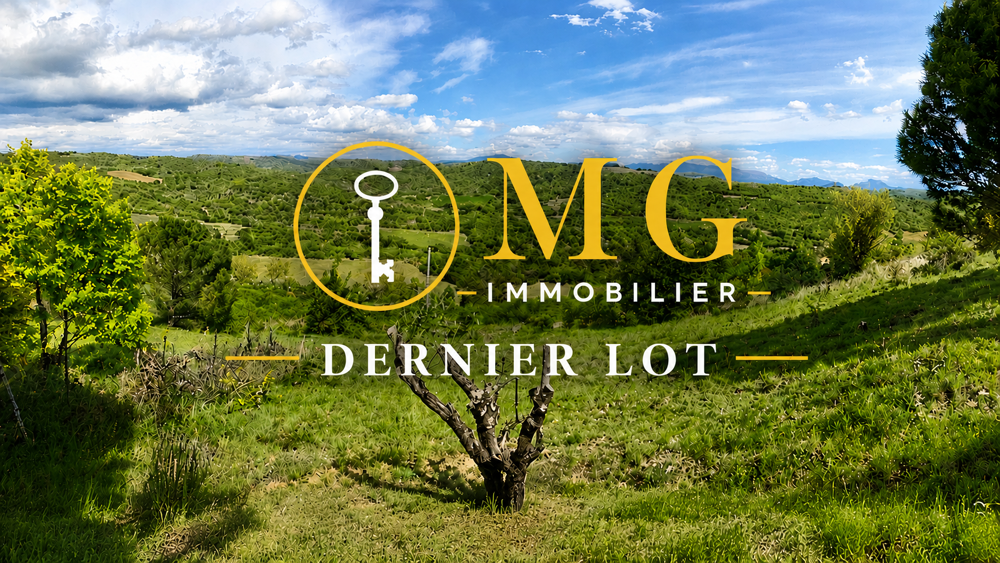 Vente Terrain Terrain constructible viabilisé 1270 m2   vue dégagée   Puimichel (04) Puimichel