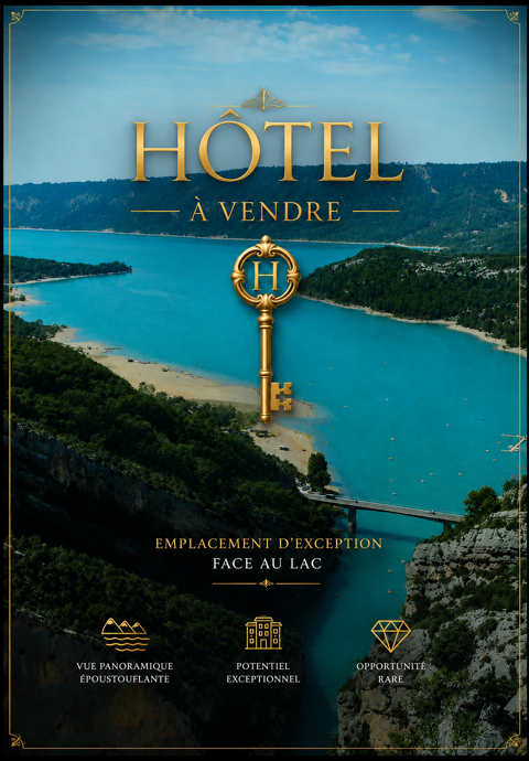   HÖTEL DE CHARME AVEC VUE PANORAMIQUE SUR LE LAC SAINTE -CROIX 