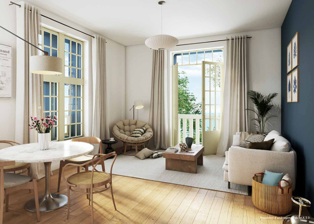 vente Appartement - 3 pièce(s) - 62 m² Trouville-sur-Mer (14360)