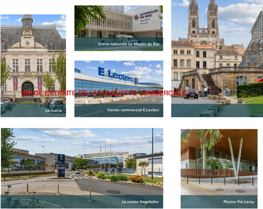 vente Appartement - 2 pièce(s) - 41 m² Niort (79000)