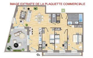  Appartement à vendre 3 pièces 62 m²