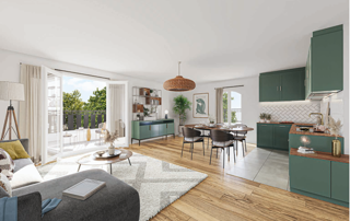  Appartement � vendre 3 pi�ces 59 m�