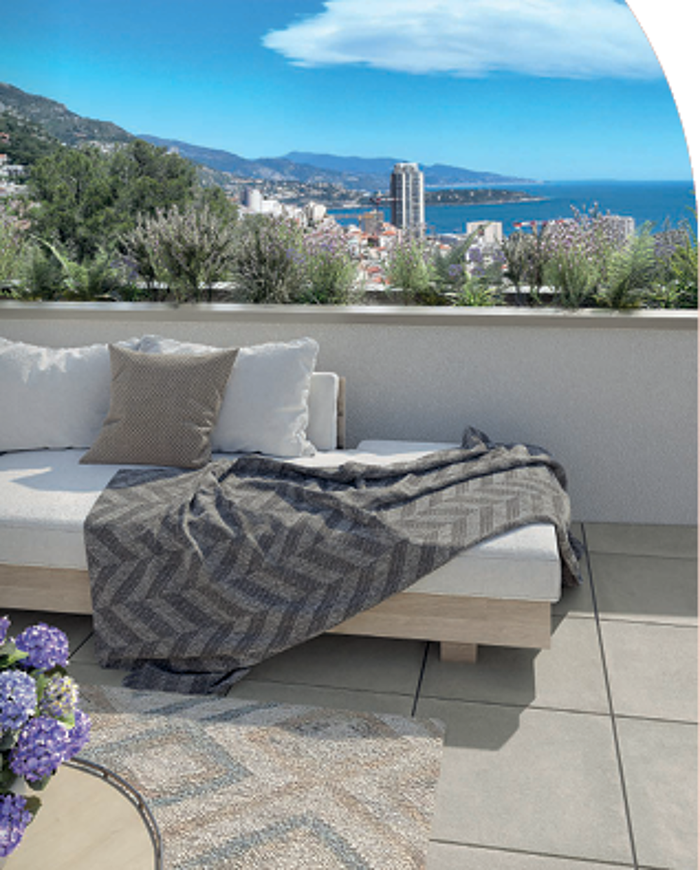 vente Appartement - 2 pièce(s) - 46 m² Beausoleil (06240)