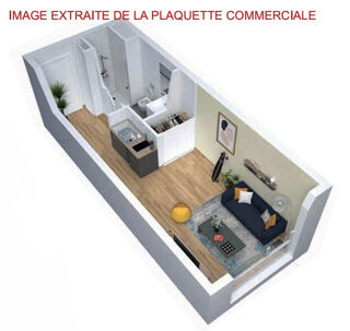 vente Appartement - 1 pièce(s) - 19 m² Alès (30100)