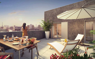  Appartement � vendre 5 pi�ces 91 m�