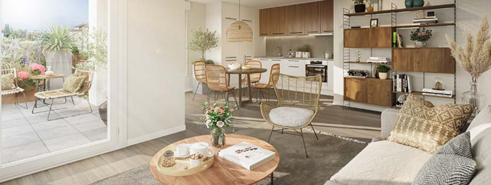 vente Appartement - 3 pice(s) - 71 m Vernon (27200)
