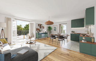  Appartement  vendre 2 pices 40 m