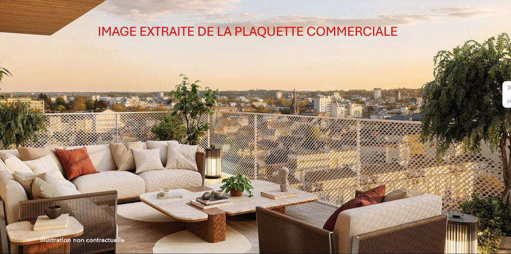 vente Appartement - 3 pièce(s) - 61 m² Tours (37000)