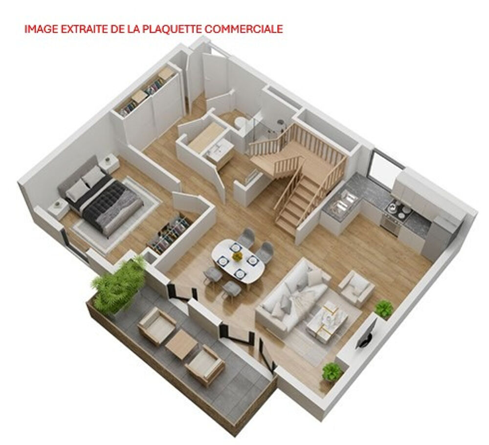 vente Appartement - 2 pièce(s) - 48 m² Strasbourg (67100)