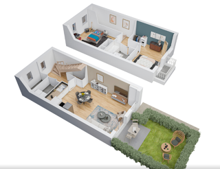  Maison � vendre 3 pi�ces 67 m�