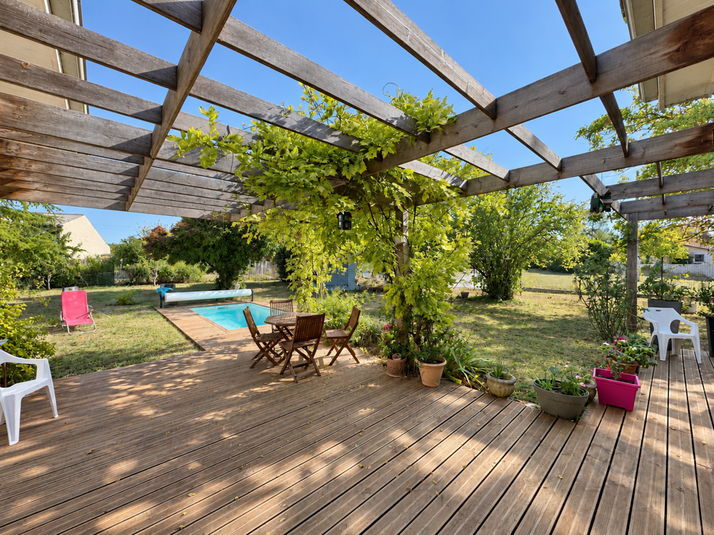 Vente Maison PLAIN PIED DE 2019 AVEC PISCINE ET JARDIN Barbezieux st hilaire