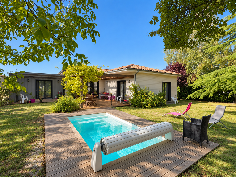 Vente Maison PLAIN PIED DE 2019 AVEC PISCINE ET JARDIN Barbezieux st hilaire
