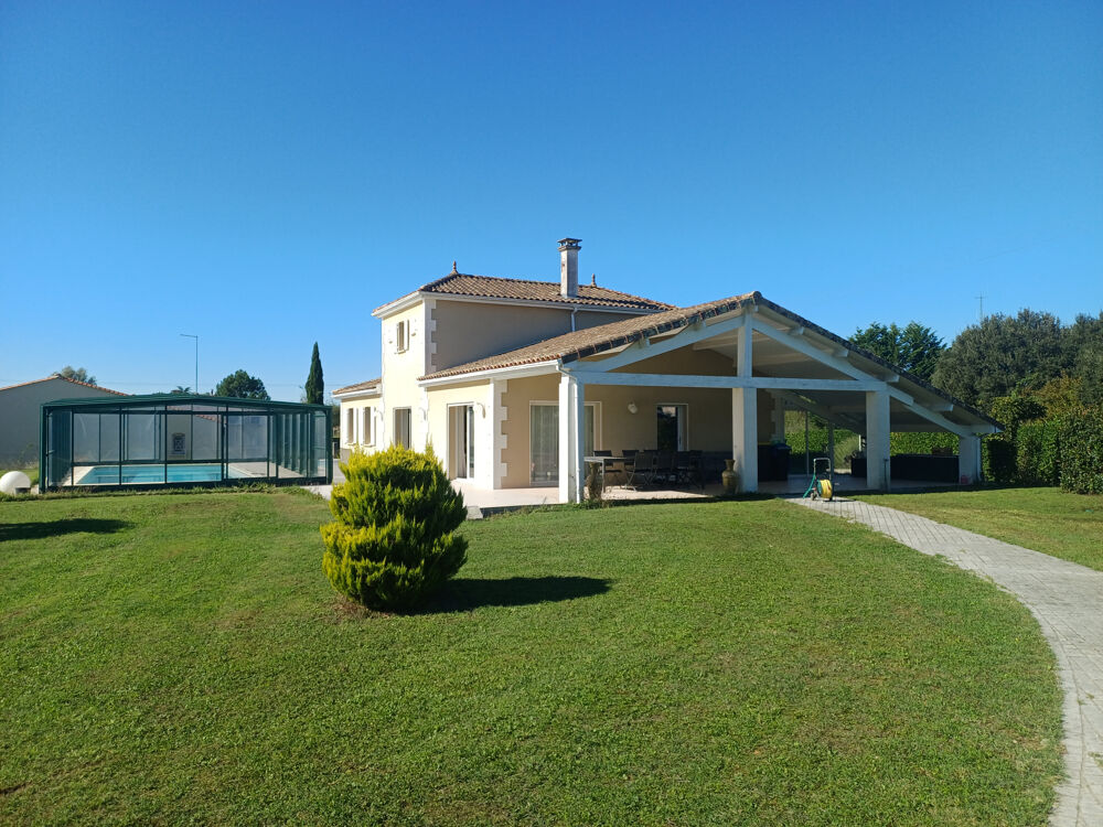 Vente Maison CONTEMPORAINE AVEC PISCINE DEPENDANCES ET GRAND TERRAIN Touverac