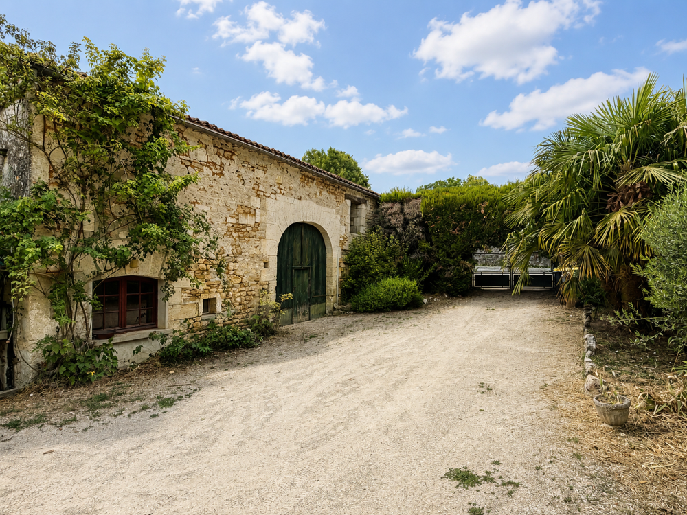 MAISON ANCIENNE RENOVEE AVEC BEAU JARDIN
