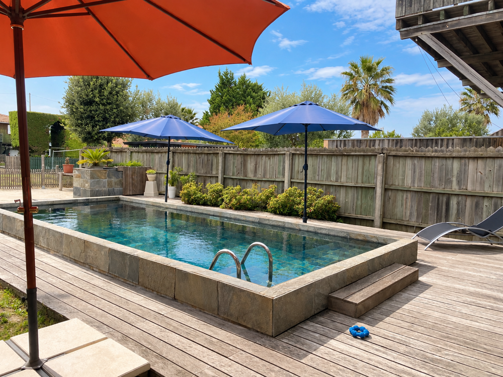 Vente Maison LA TESTE-DE-BUCH   Maison esprit Bassin avec piscine et accès privé au canelot La teste de buch