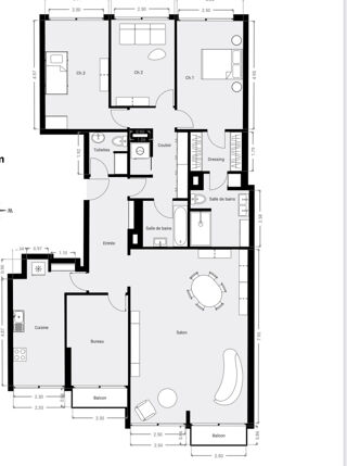  Appartement � vendre 5 pi�ces 153 m�