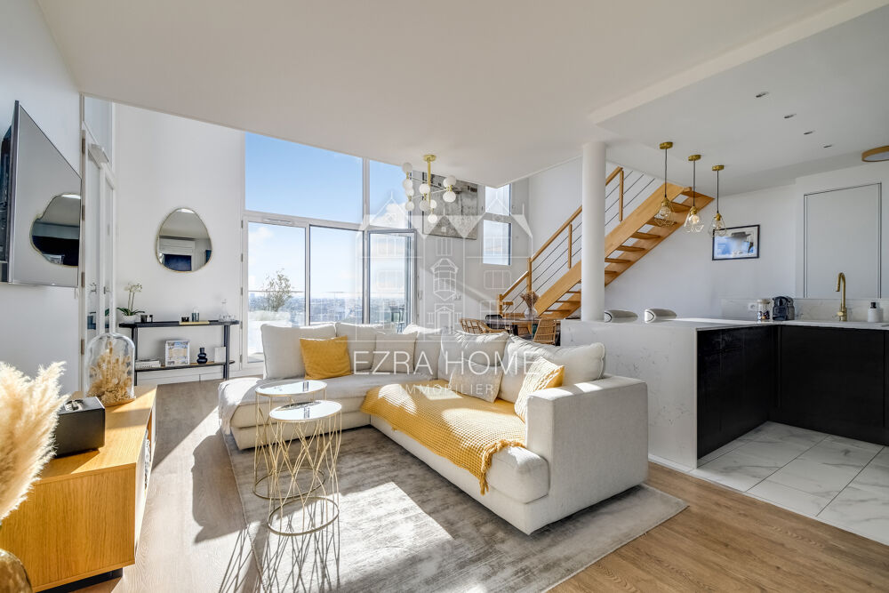 ASNIÈRES-SUR-SEINE - DUPLEX 5 PIÈCES - 4 CHAMBRES - TERRASSE - VUE EXCEPTIONNELLE - COUP DE COEUR