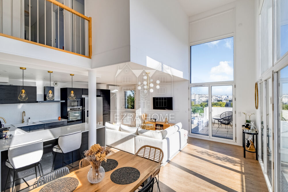 ASNIÈRES-SUR-SEINE - DUPLEX 5 PIÈCES - 4 CHAMBRES - TERRASSE - VUE EXCEPTIONNELLE - COUP DE COEUR
