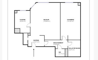  Appartement � vendre 2 pi�ces 51 m�