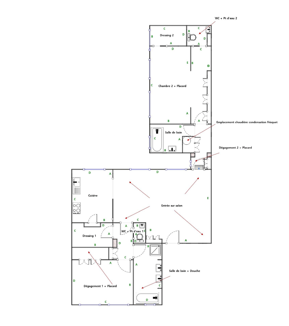Vente Appartement PARIS 6 -  SAINT GERMAIN - APPARTEMENT 3 PIECES - 2 CHAMBRES Paris 6