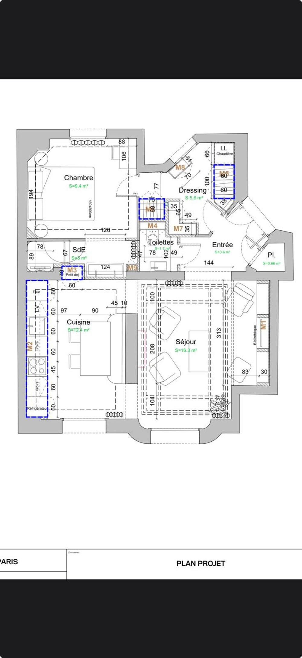 � vendre  Appartement Paris 15