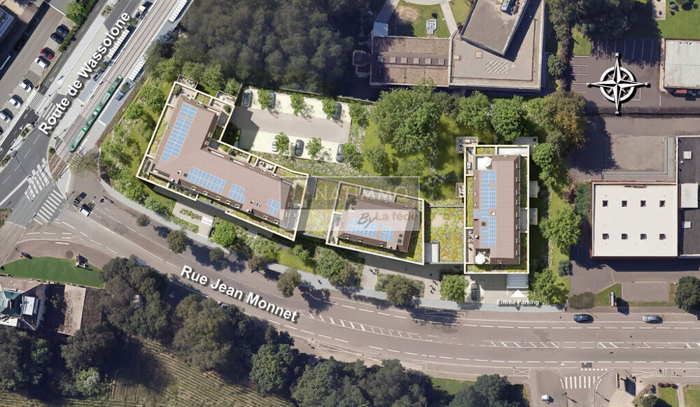 Vente Appartement Nouveau 2 pièces avec jardin Eckbolsheim