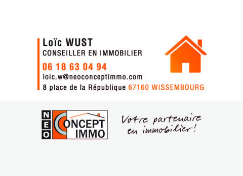 Local commercial 55 m2 + stockage 600 67160 Wissembourg