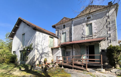   Ensemble en pierre � r�nover � Grand-Brassac Maison - 6 pi�ce(s) - 142 m�