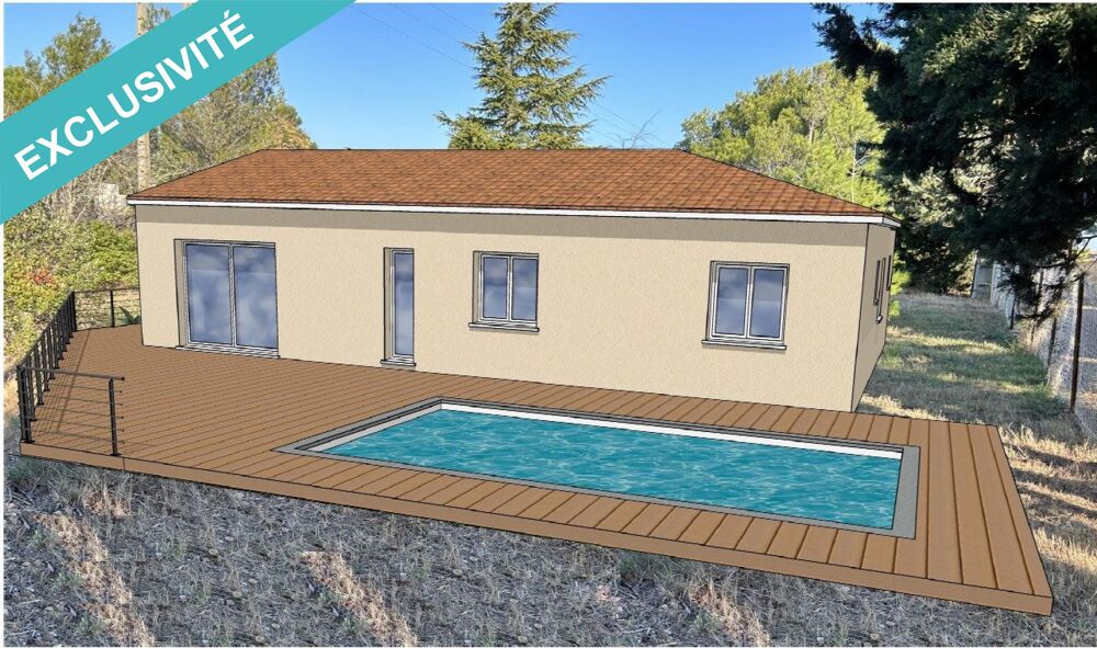 Vente Maison Ravissante villa plain pied de 105m sur terrain de 600m avec piscine maconne 5x10 Paraza