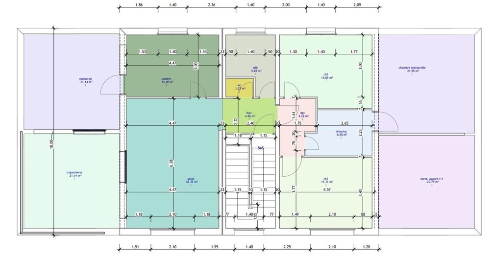 Vente Appartement Appartement 6 pices de 135 m2  avec tropzienne, 2 parkings et une cave Saint-just-saint-rambert