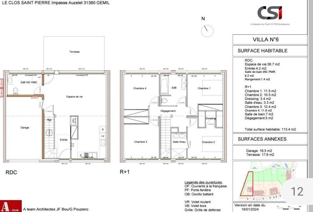 Vente Maison Villa neuve de style toulousain cls en mains Montastruc-la-conseillere