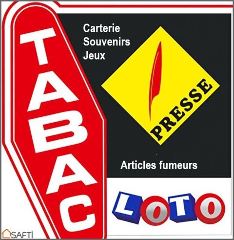   TABAC - LOTO - FDJ - PRESSE - CARTERIE + Logt T3 