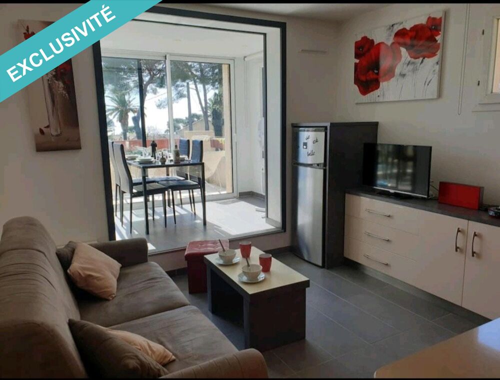 Vente Appartement Charmant T2 avec vue mer  Saint-Cyr-sur-Mer Saint-cyr-sur-mer