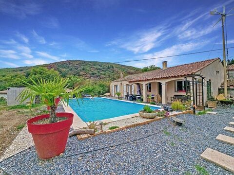 Belle villa traditionnelle sur les hauteurs avec hangar et piscine 335000 Taussac-la-Billire (34600)
