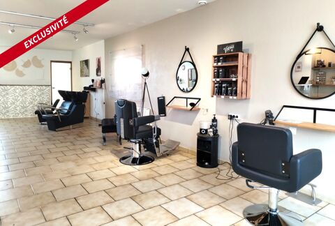   SPACIEUX SALON DE COIFFURE ENTIEREMENT RENOVE 