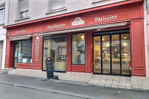 Fonds de commerce de Boulangerie-Patisserie à Solesmes 59730 ( 4400 habitants), belle activité avec un beau pignon sur rue comme 200000 59400 Cambrai