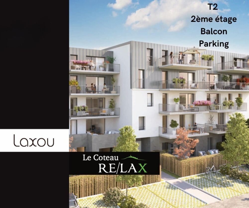 Vente Appartement Elgance et Nature, T2 neuf avec balcon 2 me tage, Laxou Village, place de parking Laxou