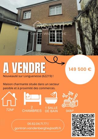  Maison  vendre 3 pices 72 m