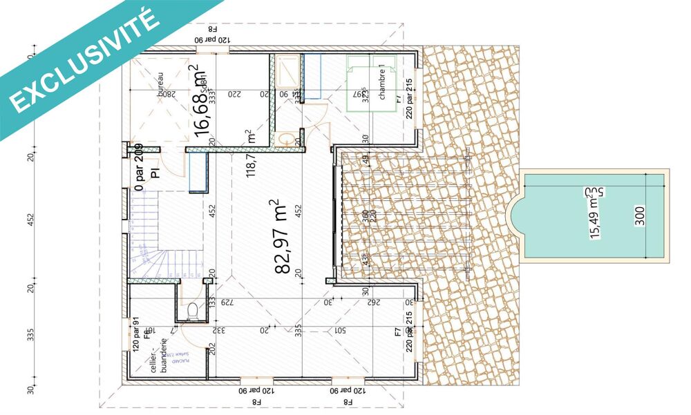 Vente Terrain Terrain constructible  Bagnols-en-fort avec permis Bagnols-en-fort