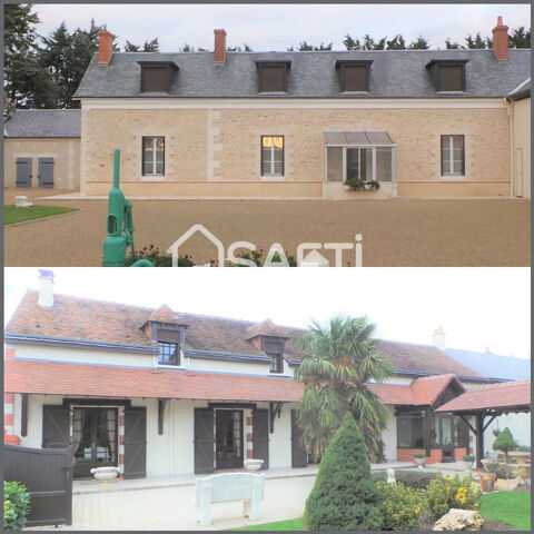 Somptueuse propriété comprenant deux maisons d'habitation et diverses dépendances sans vis à vis sur 6790m2 464000 Chteau-la-Vallire (37330)