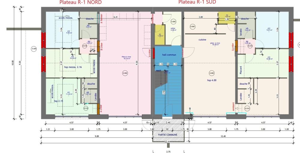 Vente Appartement Plateau de 90 m2  amnager avec jardin, 2 parkings et une cave. Saint-just-saint-rambert