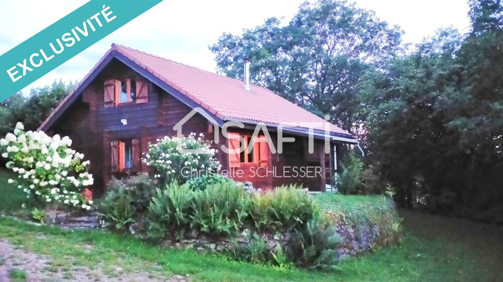 Vente Maison Proche de TENDON, Magnifique Chalet bois entirement meubl avec trois chambres, garage sur un terrain de 1830m2 Laveline-du-houx