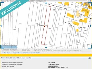  Terrain  vendre 1245 m