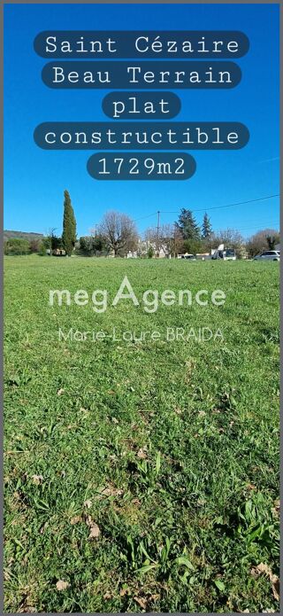  Terrain  vendre 1729 m