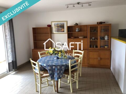 Appartement type 2 vendu meublé de 35m², terrasse, vue port, ascenseur et place de parking privative 116000 Agde (34300)