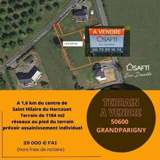  Terrain  vendre 1184 m