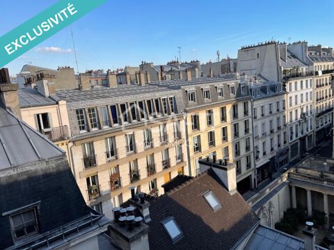 Au cur de la capitale, au sein d'un hôtel particulier XVII, un charmant T3 sous les toits. 595000 Paris 3