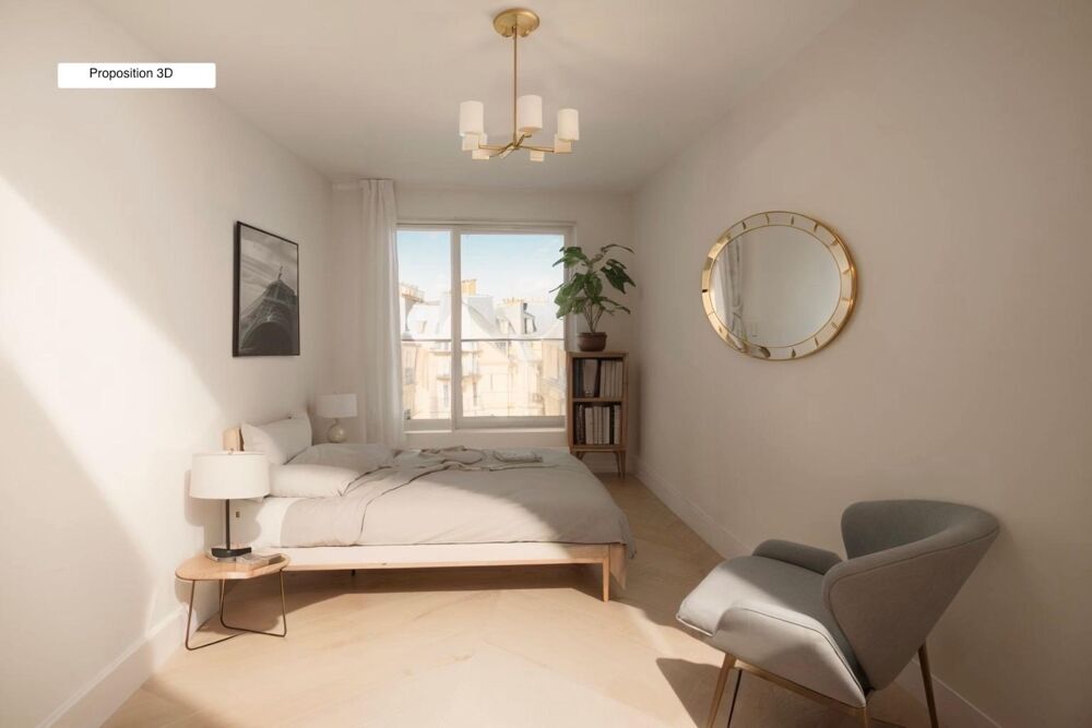 Vente Appartement 56 M2 / T3 - 2 Chambres + BALCON, Vue La TOUR EFFIEL et les toits de PARIS Paris 14