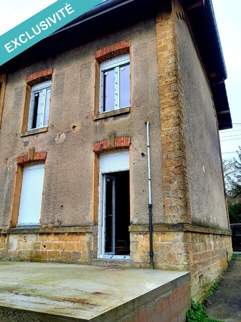 Maison avec beau terrain à aménager. 139000 Tucquegnieux (54640)